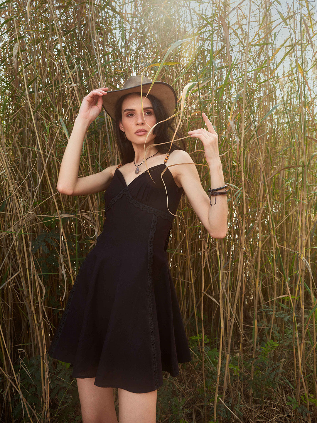 Little black mini dress