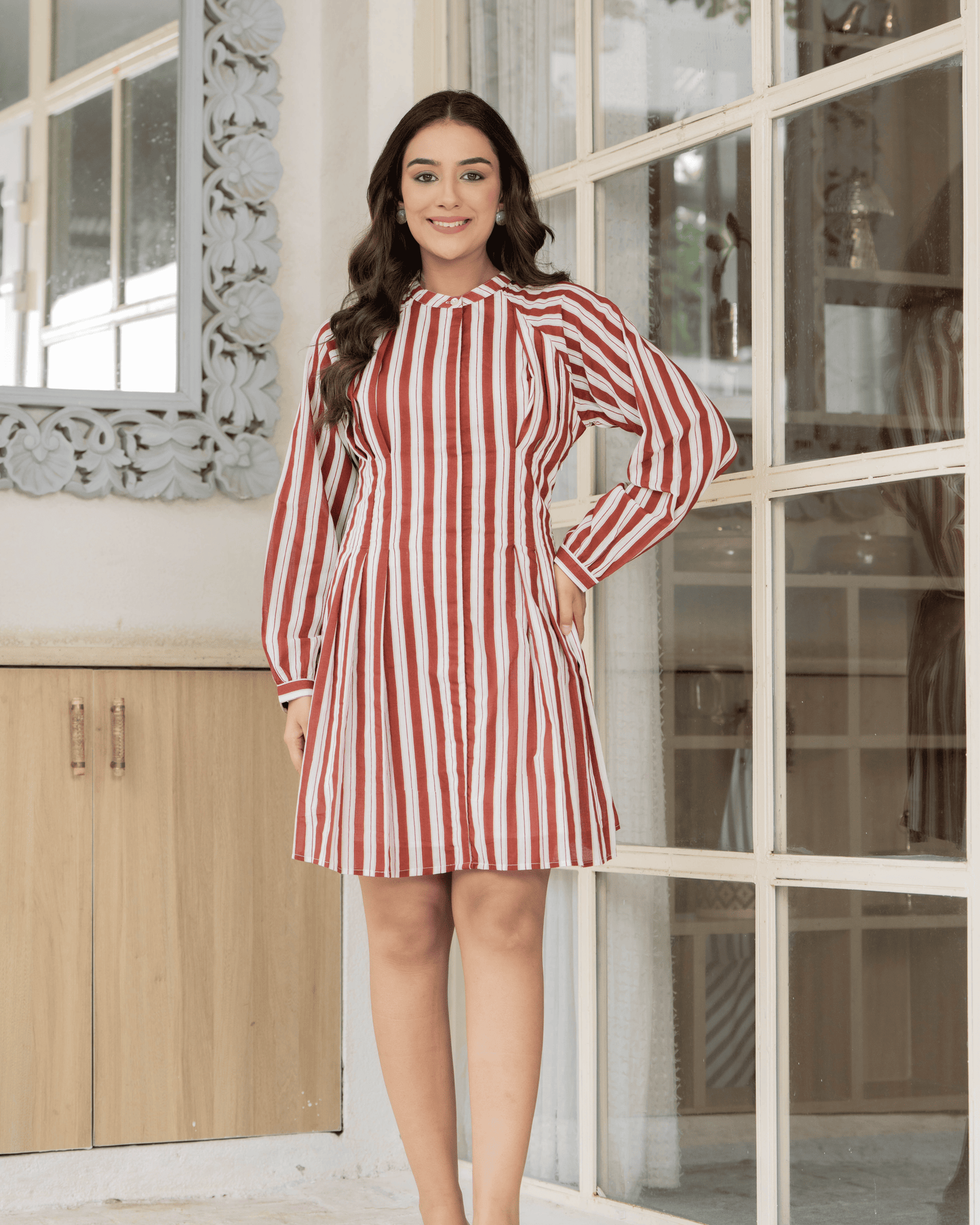 Candy Stripe Mini Dress