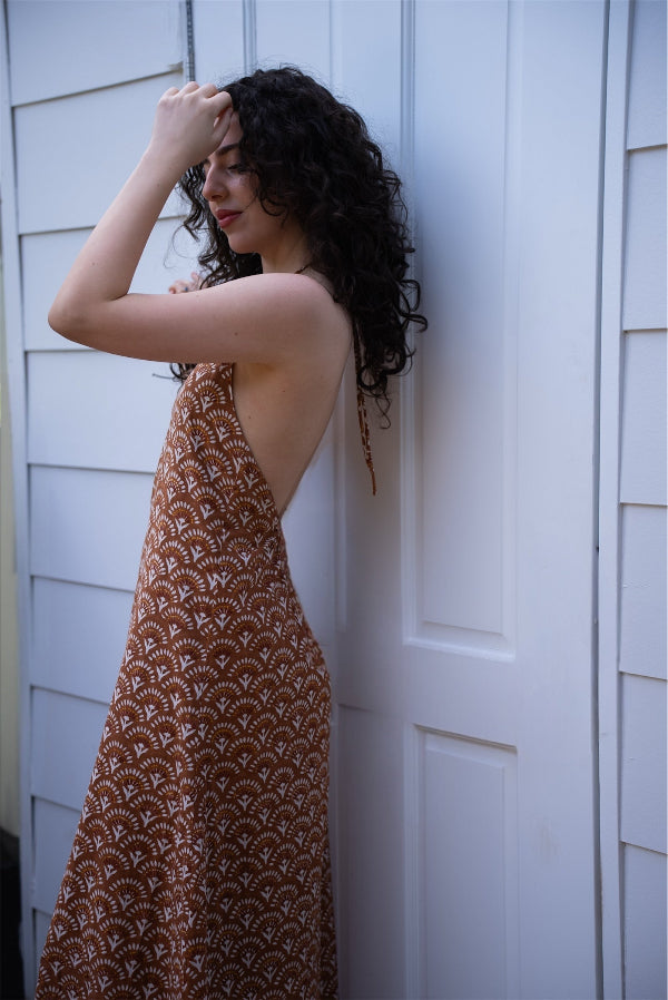 Backless Midi Dress