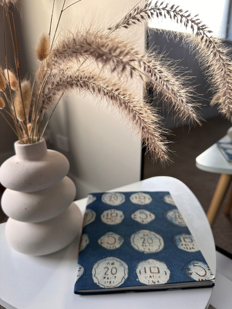 Fabric Cover Handmade Paper Notebook
