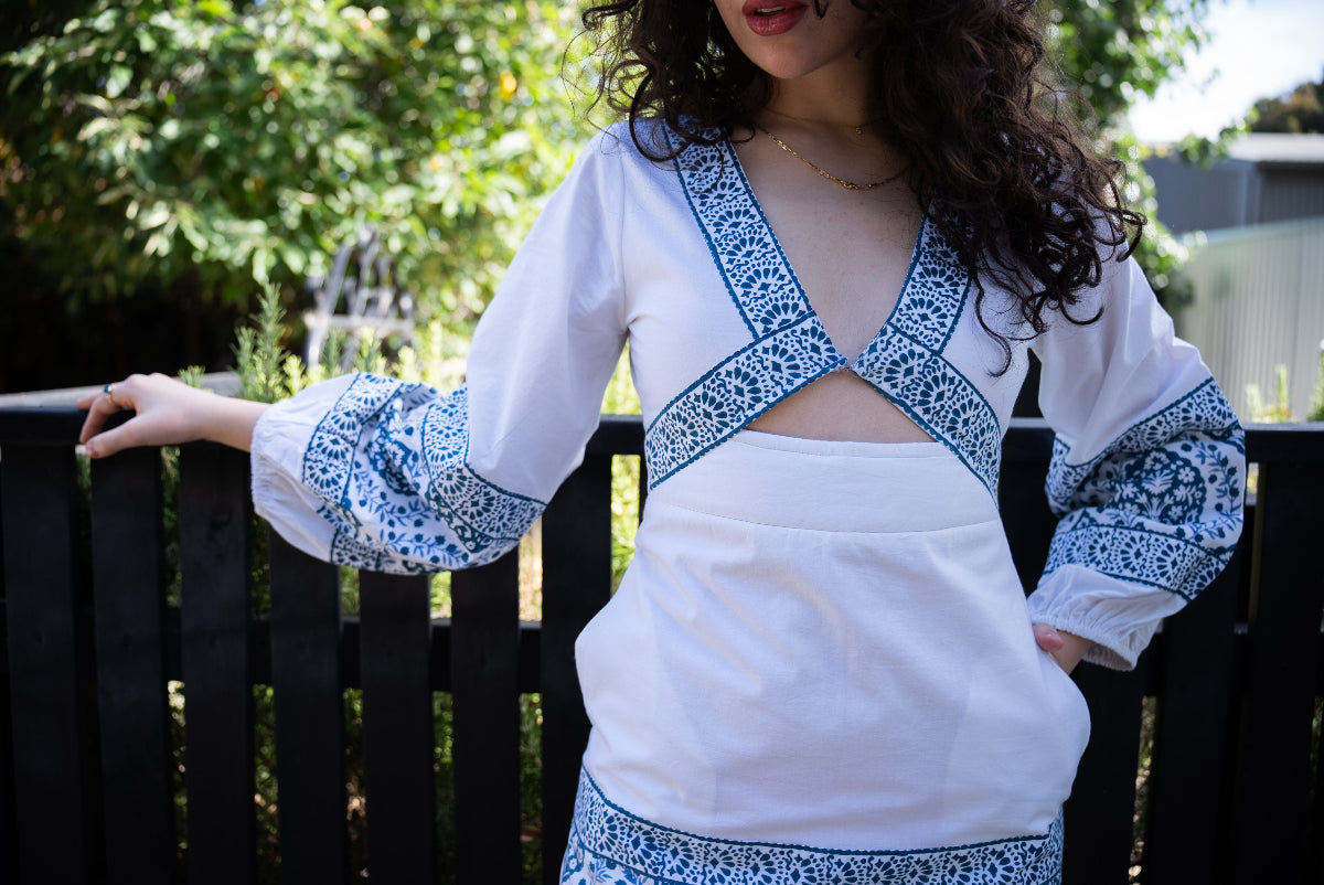 Mini Dress With Side Pockets