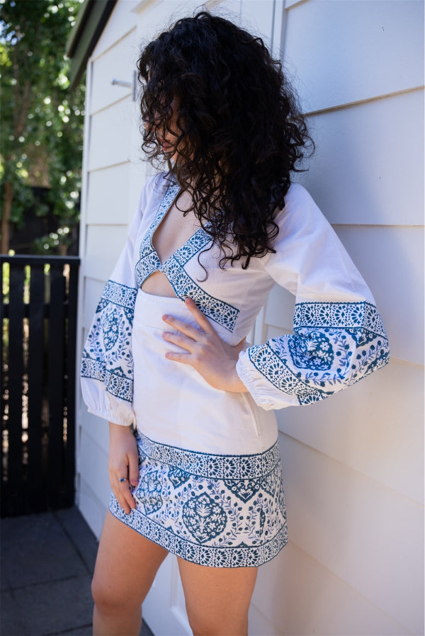 Poet Cotton Mini Dress