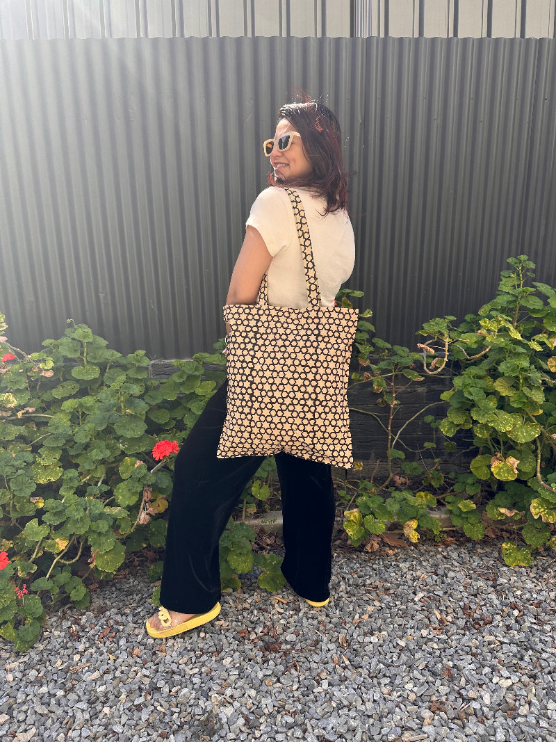 Hand Block Printed Tote Bag