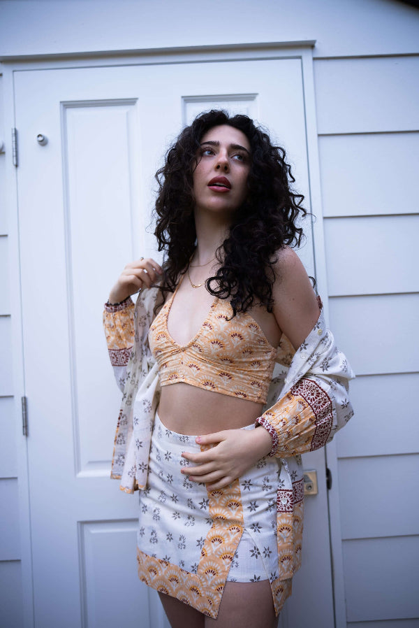 Sunrise Blouse and Skirt Set