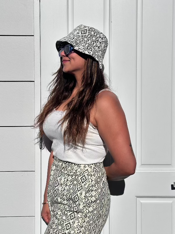 Valentino Reversible Cotton Bucket Hat for Women