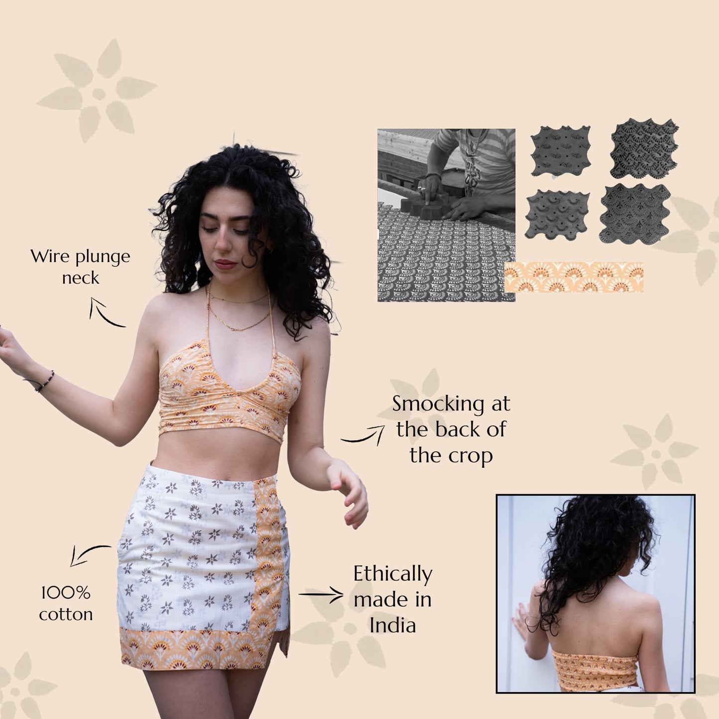 Jaipur Beach Crop top