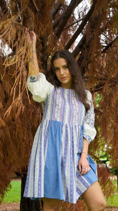 Mini Dress Made Of 100% Cotton