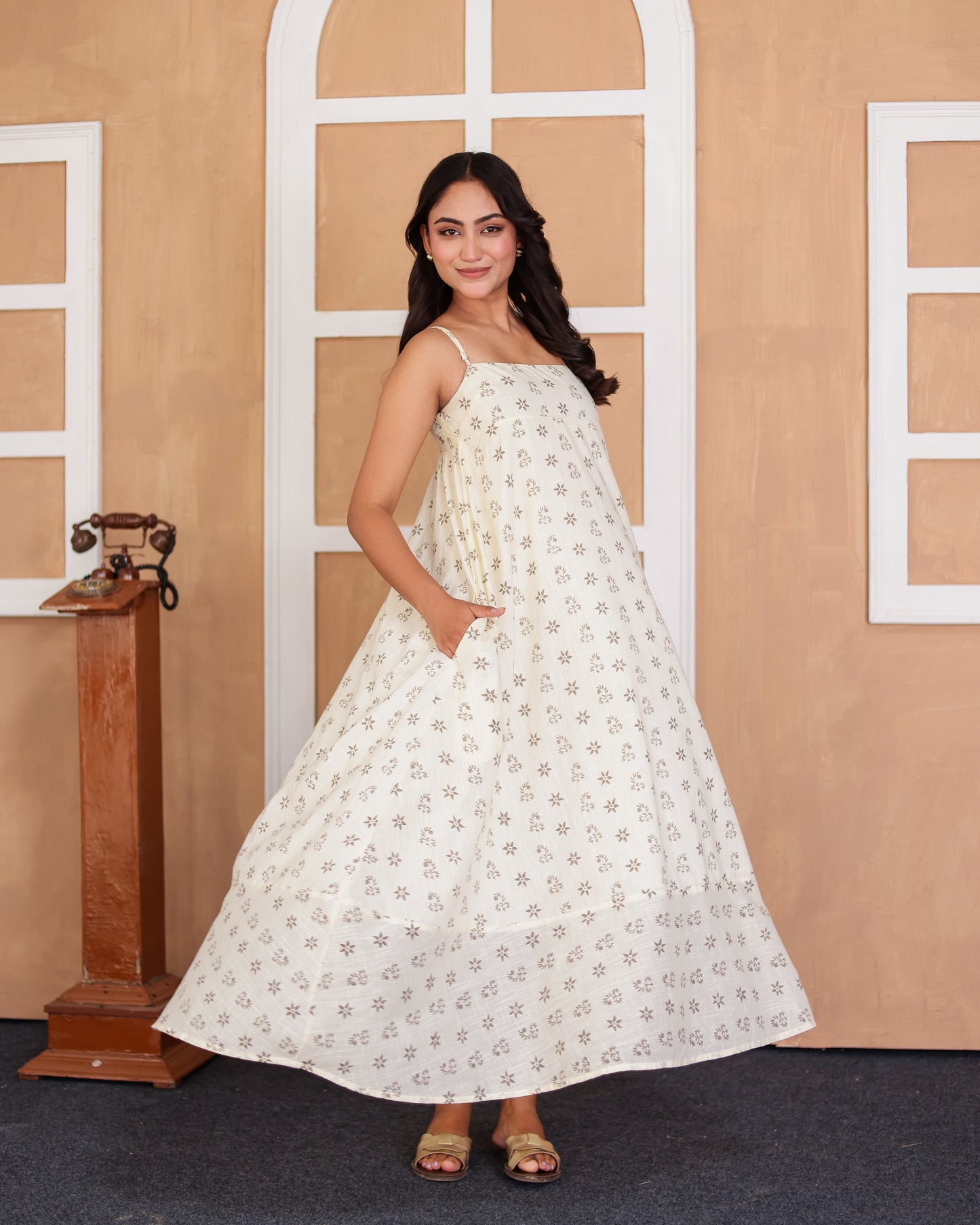 Sirmaur Strappy Maxi Dress