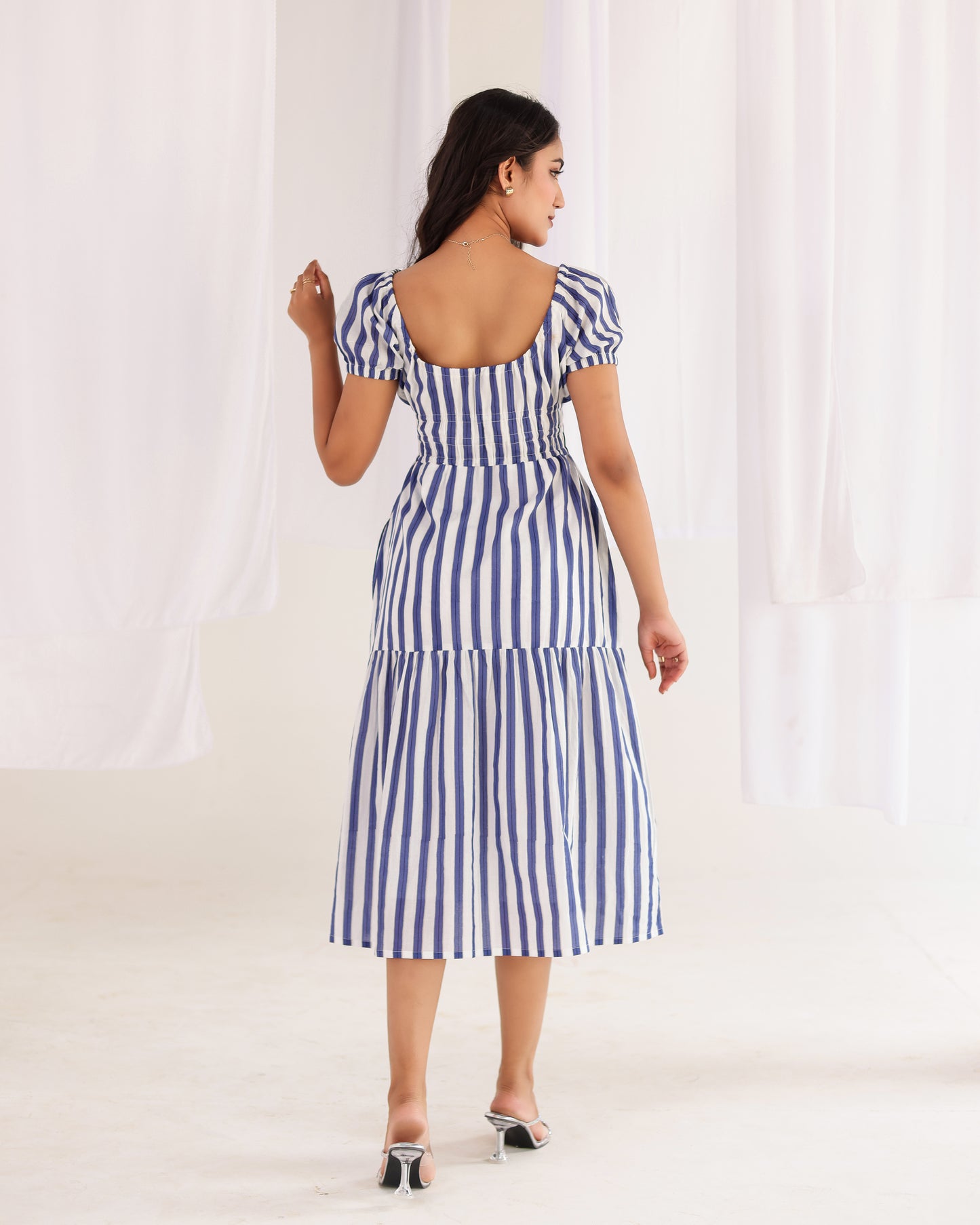Sky Lilly Stripe Dress