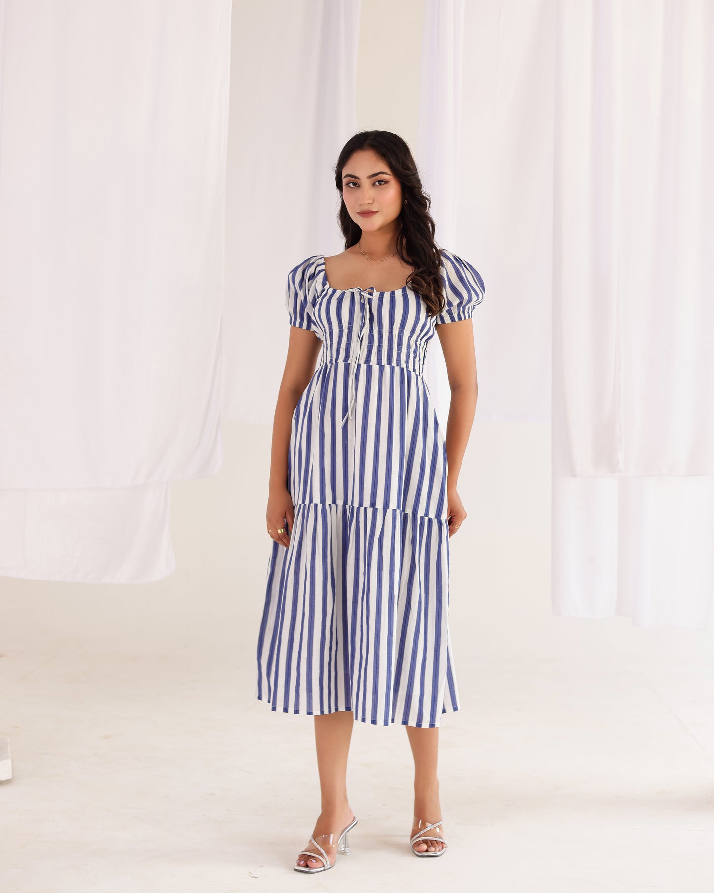 Sky Lilly Stripe Dress