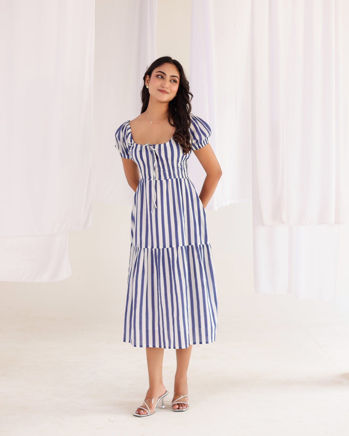Sky Lilly Stripe Dress