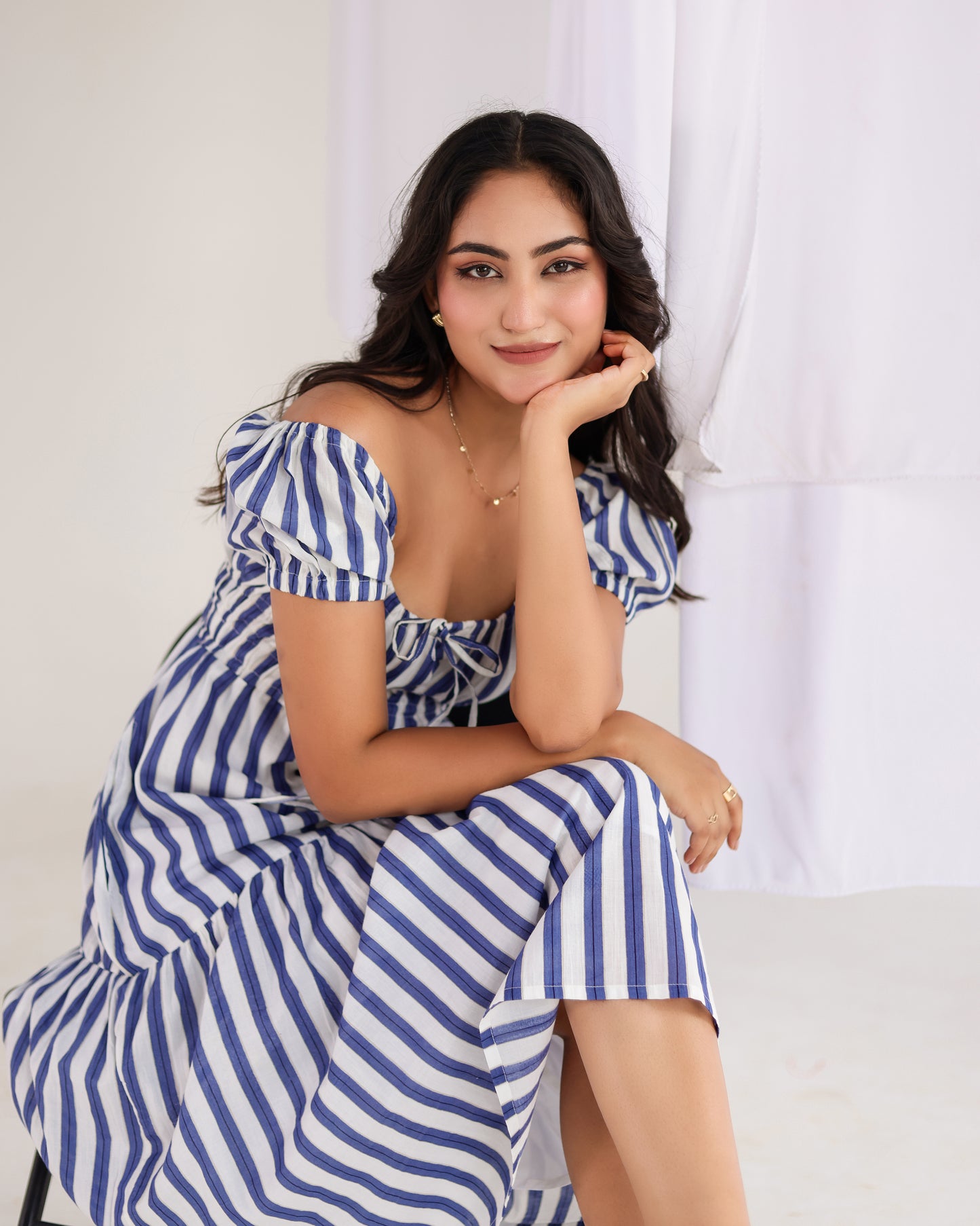 Sky Lilly Stripe Dress