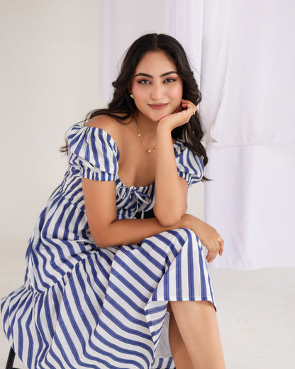 Sky Lilly Stripe Dress
