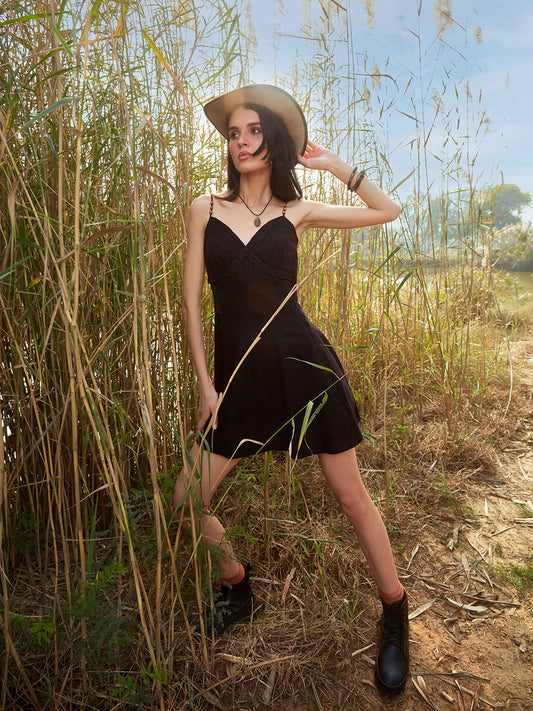 Little black mini dress