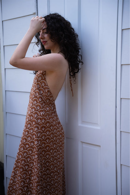 Backless Midi Dress