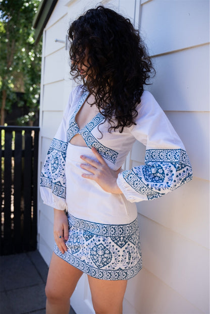 Poet Cotton Mini Dress