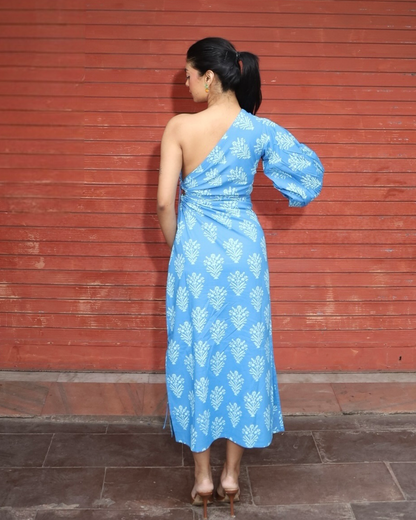 Rooh One Shoulder Midi Dress