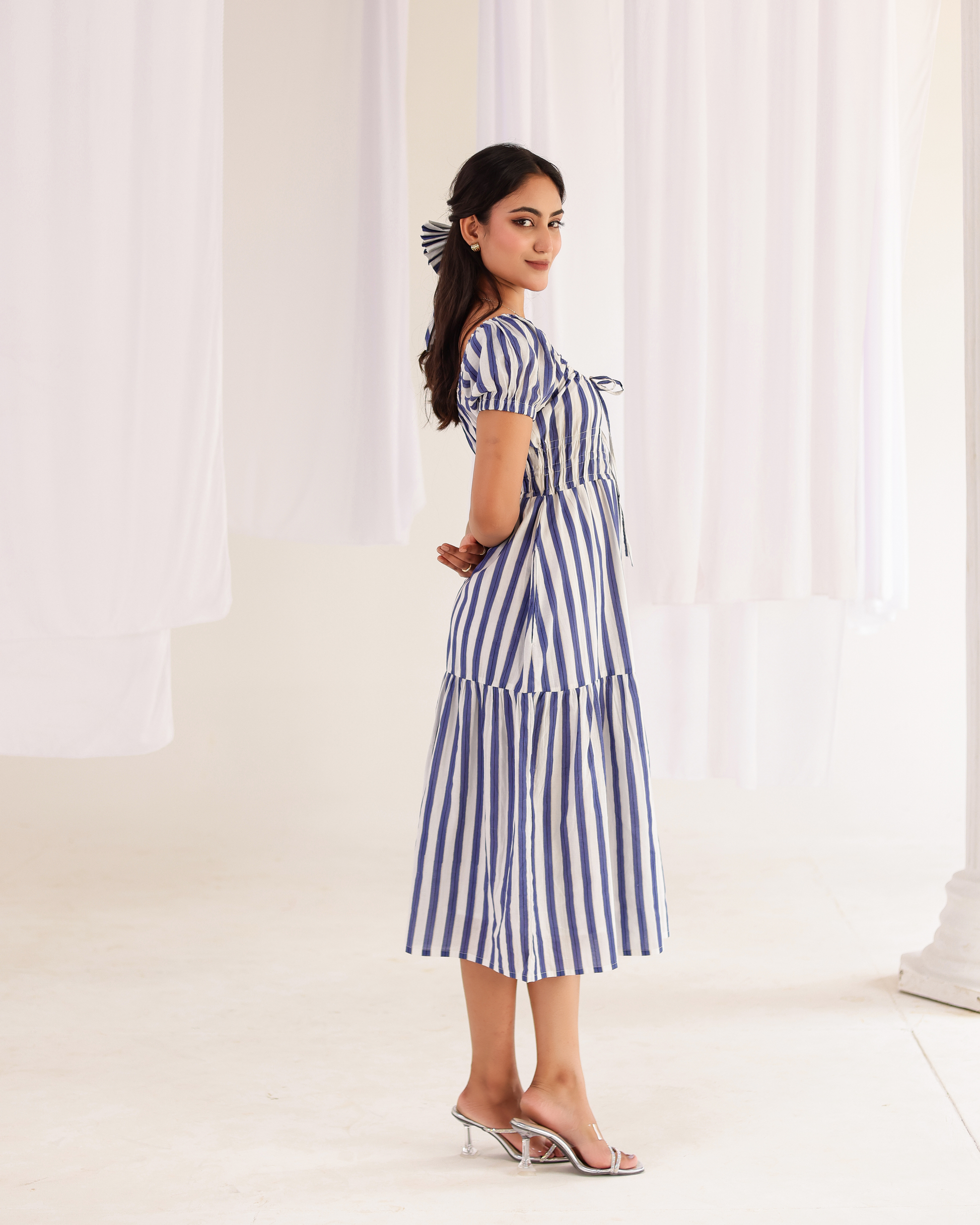 Sky Lilly Stripe Dress