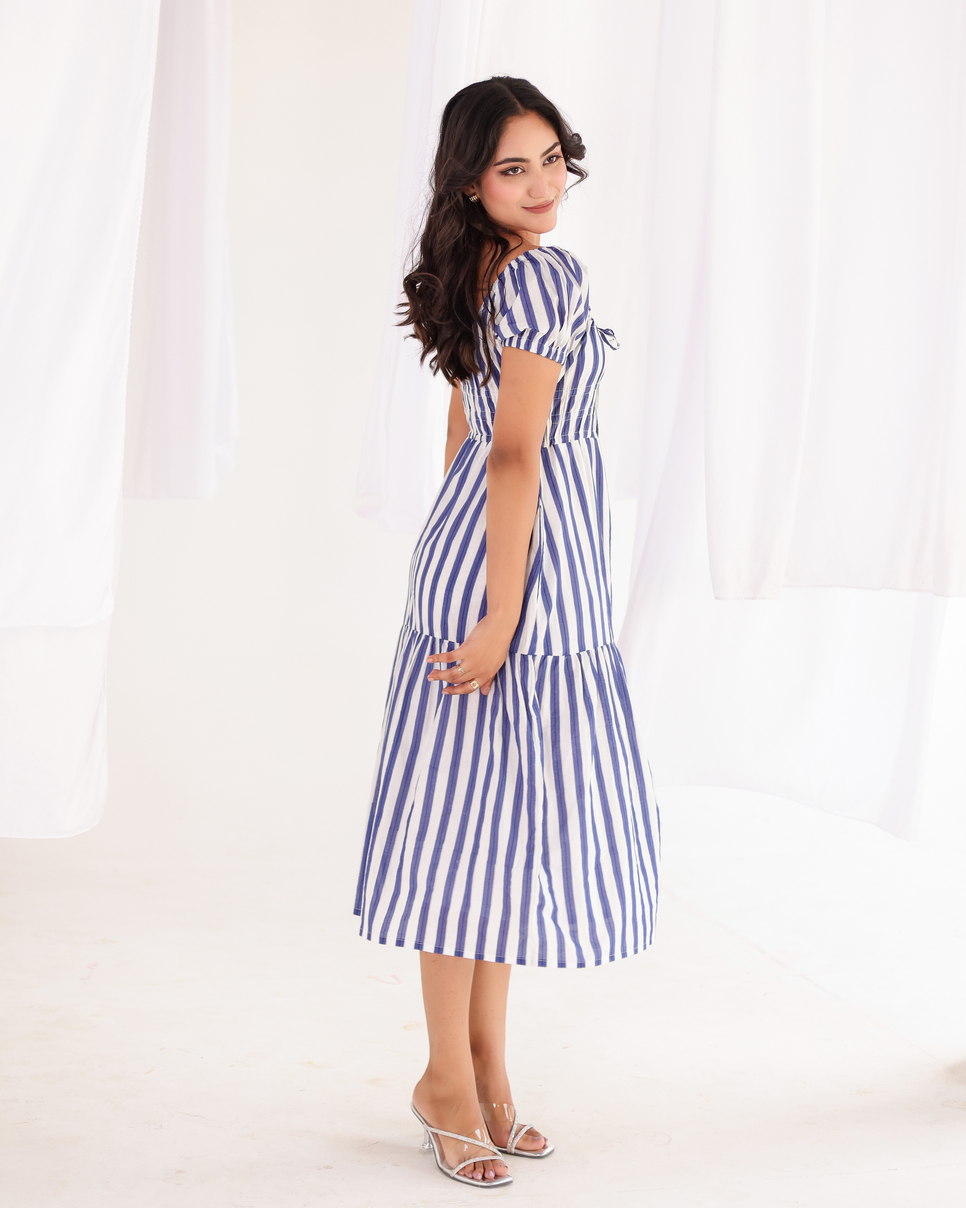Sky Lilly Stripe Dress