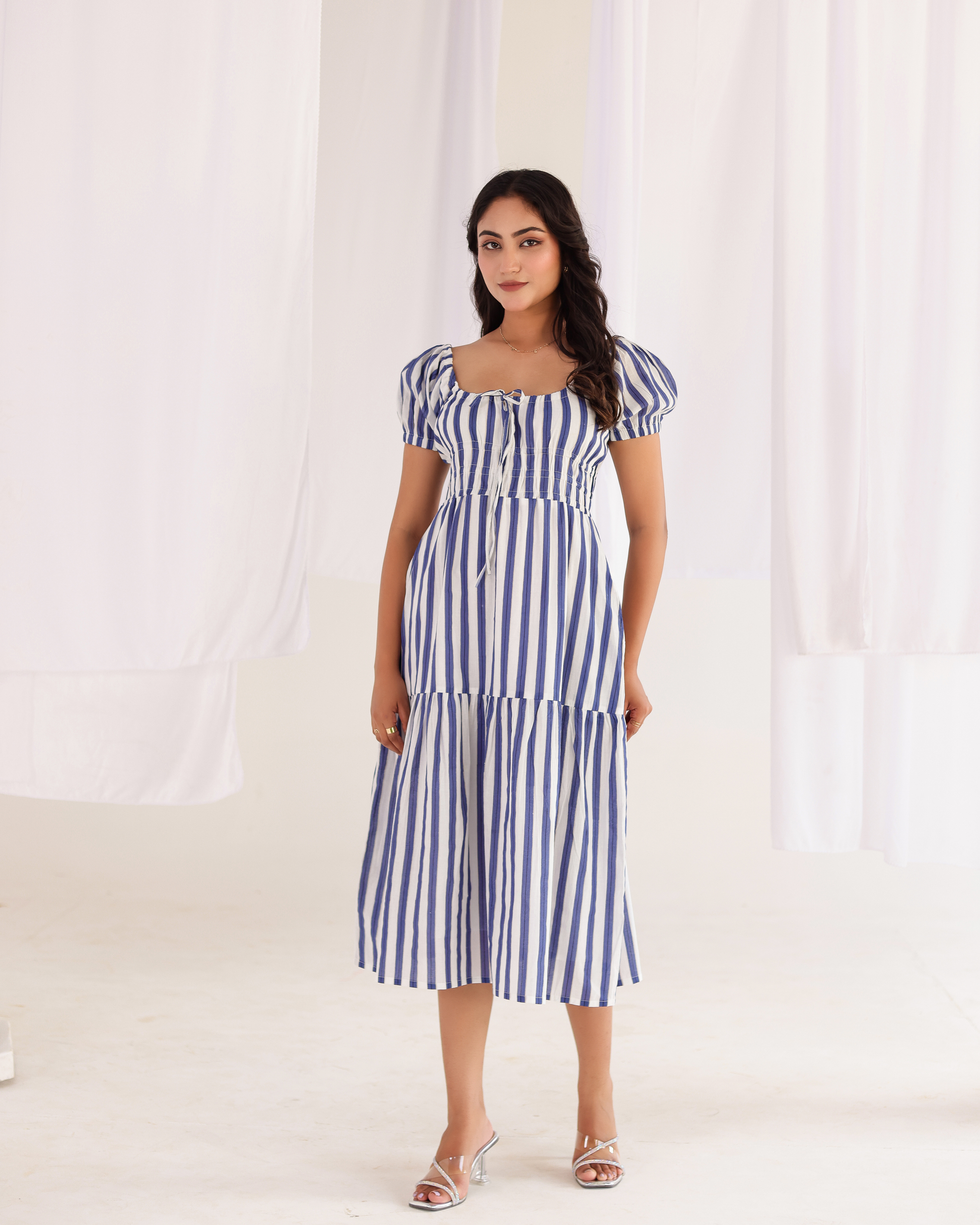 Sky Lilly Stripe Dress