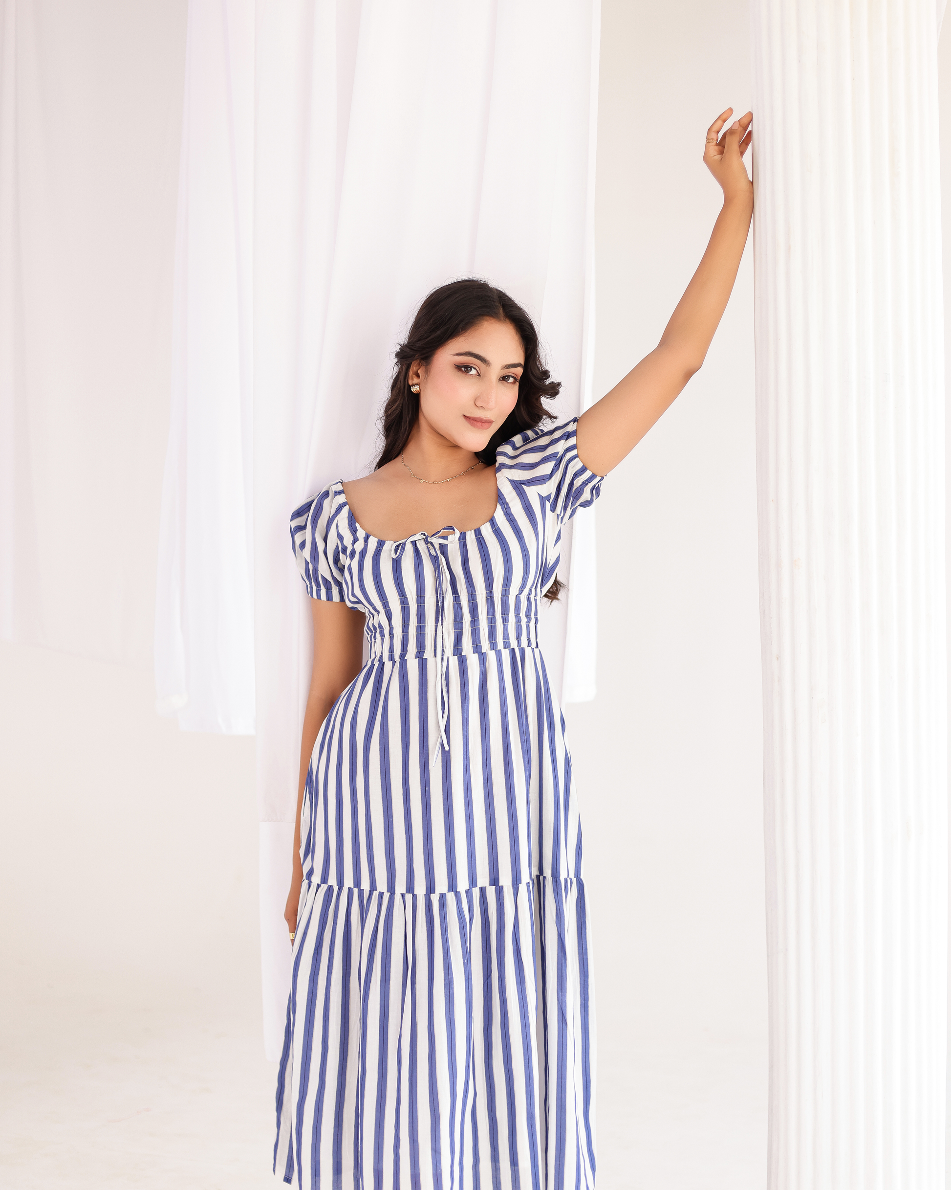 Sky Lilly Stripe Dress