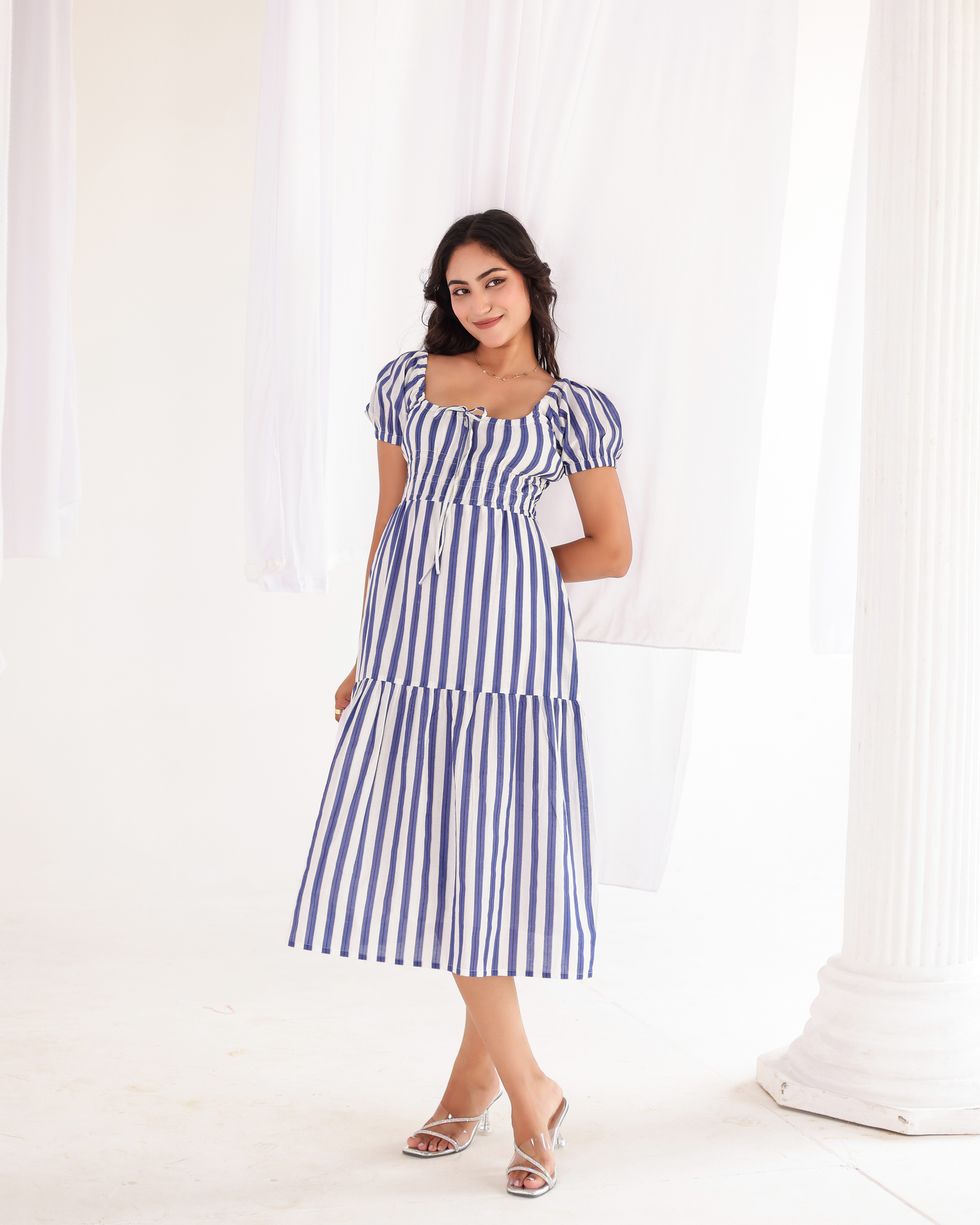 Sky Lilly Stripe Dress