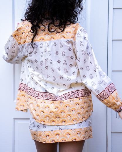 Sunrise Blouse and Skirt Set