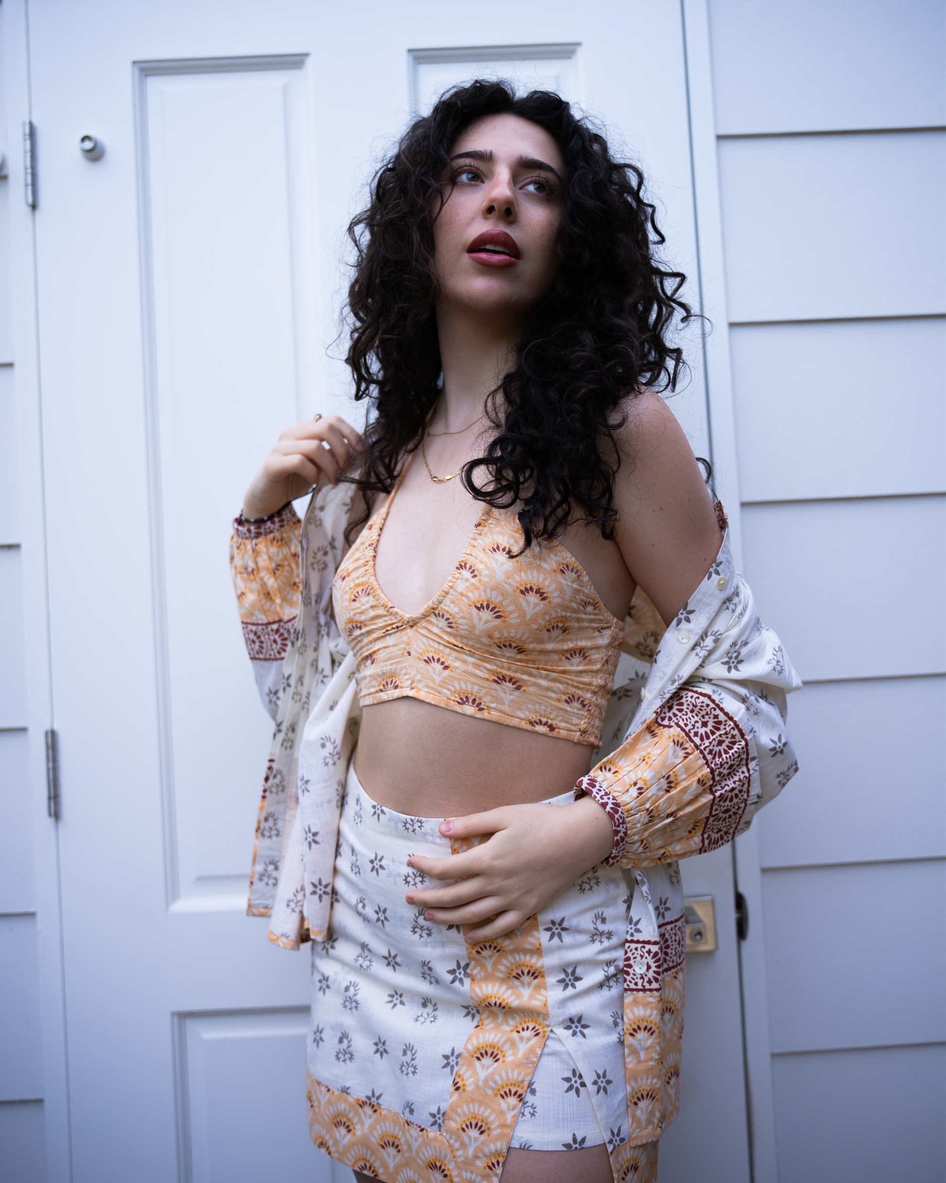 Sunrise Blouse and Skirt Set