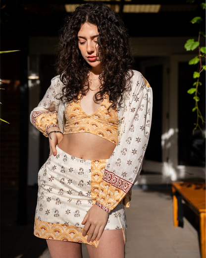 Sunrise Blouse and Skirt Set
