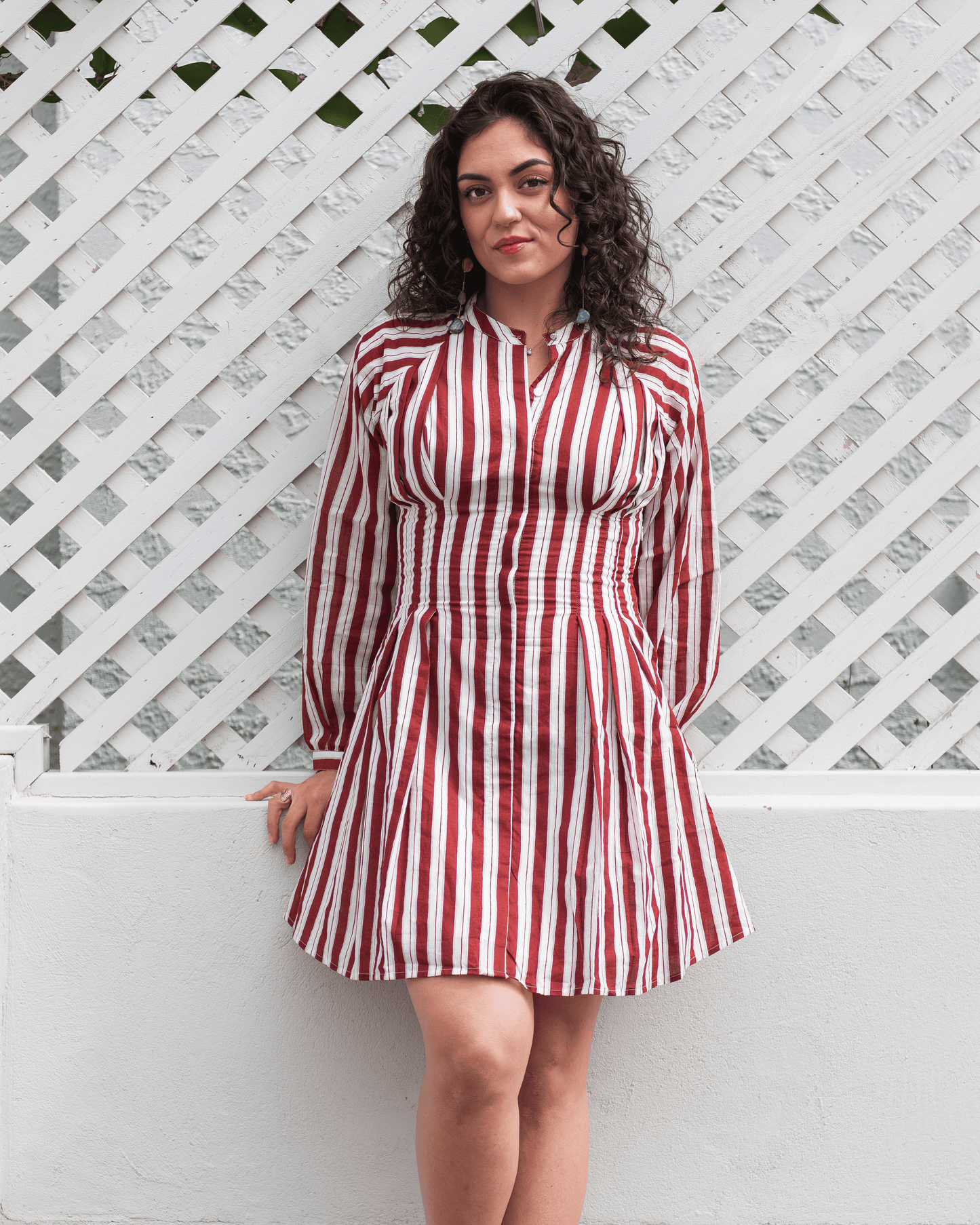 Candy Stripe Mini Dress