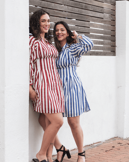 Candy Stripe Mini Dress